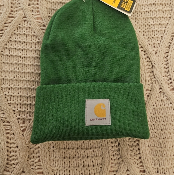Carhartt Other - Carhartt  Knit Beanie with Logo (Green)